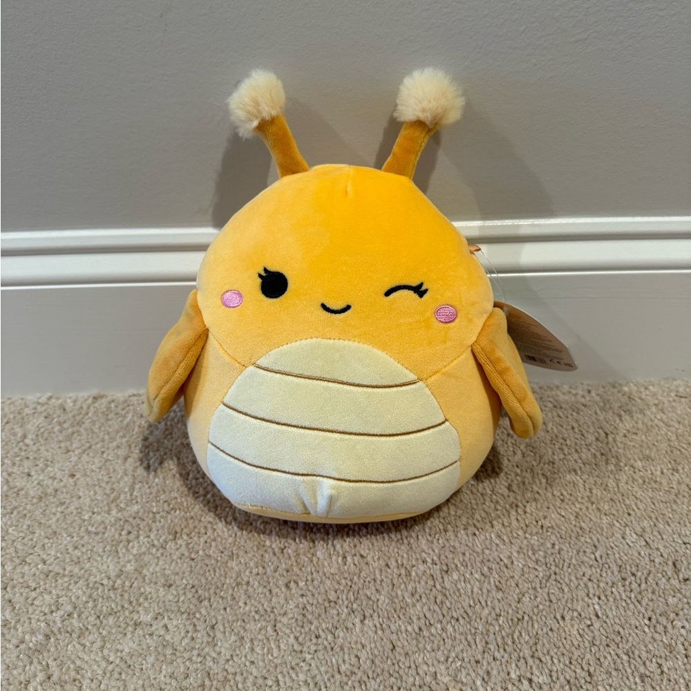 Squishmallows Greer Yellow Grasshopper